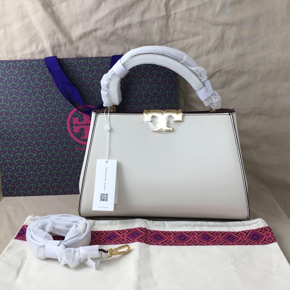 Tory Burch Eleanor Spazzolato Satchel Bag